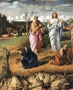 BELLINI, Giovanni Transfiguration of Christ (detail) 2 USA oil painting reproduction